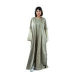 Graceful Button Embellished Sand Flow Abaya