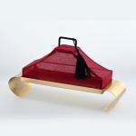 Cartier Hand Square Bowl with Raw Cotton Cover 