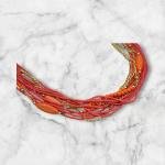 Tangy Ember Multi-Strand Beaded Necklace