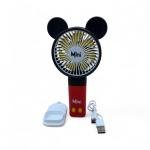 Mini Mickey Style USB Rechargeable Handheld Fan