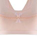 Cotton Training Bra with Lace Trim Topwear