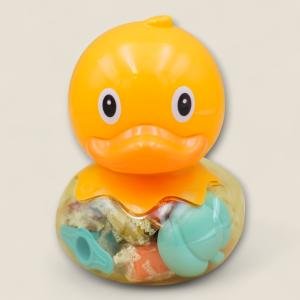 مجموعة عجينة التشكيل على شكل بطة صندوق عجين ملون مع 6 ألوان للأطفال