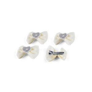 مشبك شعر للبنات على شكل قلب كريستال إكسسوار أنيق لجميع المناسبات