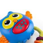 baby rattle toy in the shape of an owl