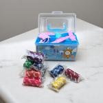 مجموعة معجون التشكيل بتصميم الأرنب تأتي مع 18 لونا نابضا بالحيوية