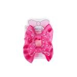 Girl's Delicate Lace-Edged Hair Bow Clip