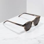 Classic Smokey Brown Panto Frame Sunglasses