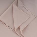 وشاح كريمي من القطن والبوليستر بحواف مخيطة بدقة ناعم وأنيق وخفيف الوزن