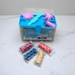 مجسم شاحنة الآيس كريم  مجموعة عجين اللعب 24 لون للاطفال