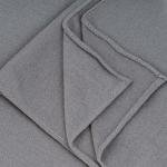 Cotton and Chiffon Scarf with Fine Stitch Edges - Rustic Taupe