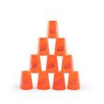 أكواب تركيب وقذف مع كيس ناعم لعبة مسلية داخلية وخارجية للأطفال والكبار