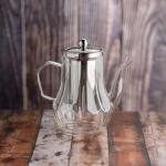 إبريق الشاي الأنيق بمرشح من الستانليس ستيل وغطاء - 950 مل