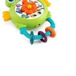 Musical Frog Rattle Toy with Clock Design