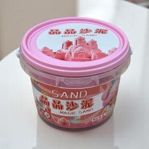 Magic Sand Ocean Animal Set – Kinetic Sand Kit with Sea Creature Molds in Bucket Container