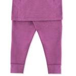 Girls’ Full Sleeve Thermal Pajama Set – Plum Purple Base Layer