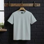 Minimalist Premium Cotton T-Shirt with Clean Solid Design (260GSM)