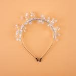 إكليل الرأس فلورال فروست تصميم زهري أنيق، مريح وعصري