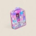 لعبة مكعبات بناء مع دمية