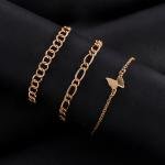 مجموعة أساور متعددة الطبقات الفاخرة - 5 قطع