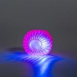 كرة اللعب التفاعلية للحيوانات الأليف بنقشة حلزونية المزودة بإضاءة LED