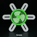 U-Shaped Ceiling Fan Light with Remote Control