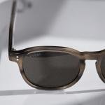 Classic Smokey Brown Panto Frame Sunglasses