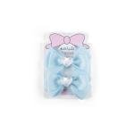 مشبك شعر للبنات بشكل فيونكة مع  شكل قلب فى المنتصف