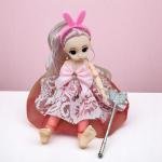 Elegant Lace Princess Doll with Styling Accessories Set