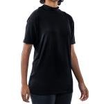 تيشرت مبطن عنق واسع - أكمام قصيرة مريحة