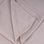 Cotton and Chiffon Scarf with Fine Stitch Edges - Beige