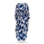 فستان القفطان باكمام فراشة وطبعة زهور