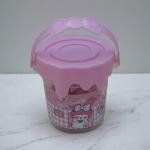 Cute Animal Play Dough Bucket Set - 12 Vibrant Colors with Fun Molds and Easy-Carry Drip-Lid Design