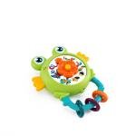 Musical Frog Rattle Toy with Clock Design