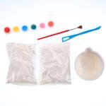 مجموعة تلوين ساعة جبس للأطفال