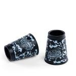 أكواب التركيب القابلة للرمي مع كيس الرمي الناعم – سلسلة الكامو الحيواني الجريء