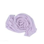 Chiffon and Cotton Scarf with Fine Stitch Edges - Light Pink