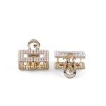 Mini Pearl-Embellished Rectangle Hair Claw Clip Set