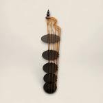 Tall Vintage Birdcage Style 5-Tier Display Stand