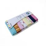 مناشف أطفال - عبوة من 8 قطع - مزيج من الألوان السادة والمطبوعة