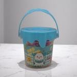 Cute Animal Play Dough Bucket Set - 12 Vibrant Colors with Fun Molds and Easy-Carry Drip-Lid Design