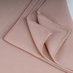 Cotton and Polyester Scarf with Fine Stitch Edges - Light Peach