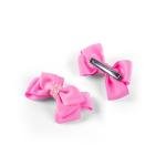 Girl's Elegant Pearl Embellished Bow Hair Clip