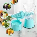 Manual Cold Press Juicer – Hand Crank Fruit & Vegetable Extractor