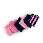 سراويل داخلية بناتي قطنية بقصة بيكيني عبوة من 6 قطع مزينة بفيونكة ونقش مخطط