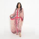 قفطان أرجواني بتفصيل فضفاض