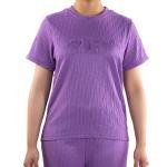 مجموعة ملابس نوم مضلعة قابلة للتمدد وخفيفة الوزن