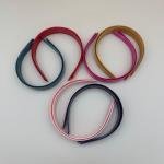 طوق رأس بلاستيكي بسيط بتشطيب مطفي وأسنان داخلية طقم 12 قطعة