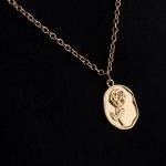 قلادة الطبقات بتصميم القلب والوردة رمز خالد للأناقة