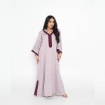 قفطان ساتان بطبقات وكشكش