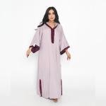 قفطان ساتان بطبقات وكشكش